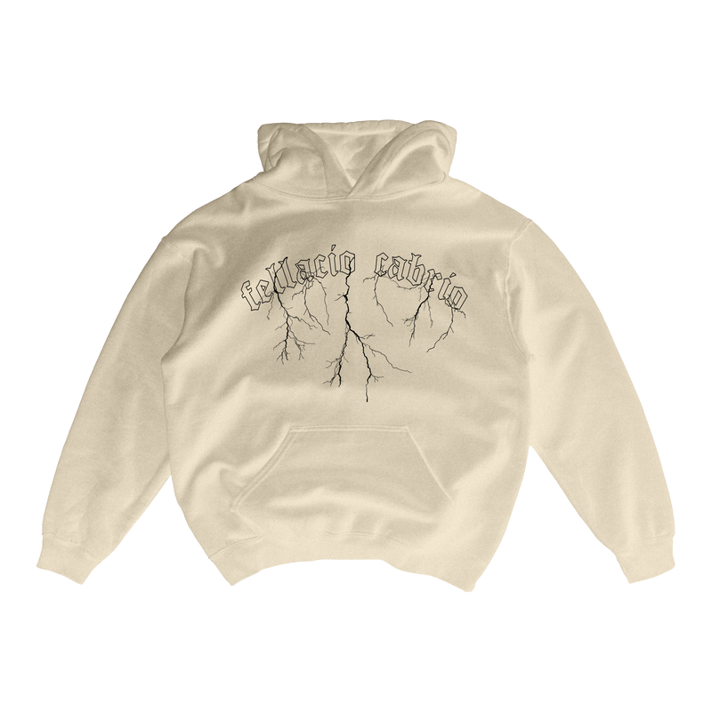 "FELLACIO" CREAM HOODIE - Fellacio&Cabrio